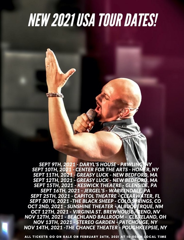 Former QUEENSRŸCHE Vocalist GEOFF TATE Announces New USA Tour Dates